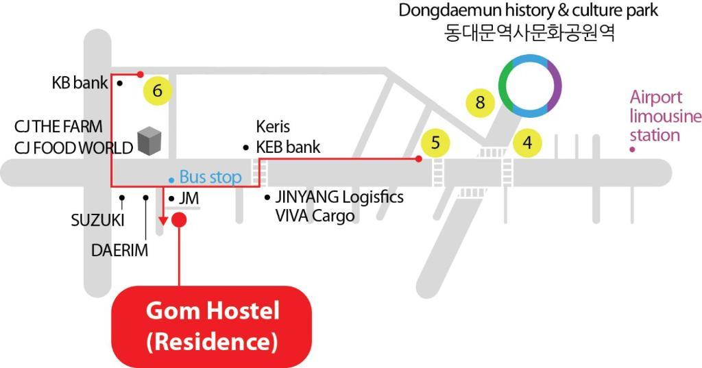 Gom Hostel Dongdaemun Seoul Eksteriør bilde